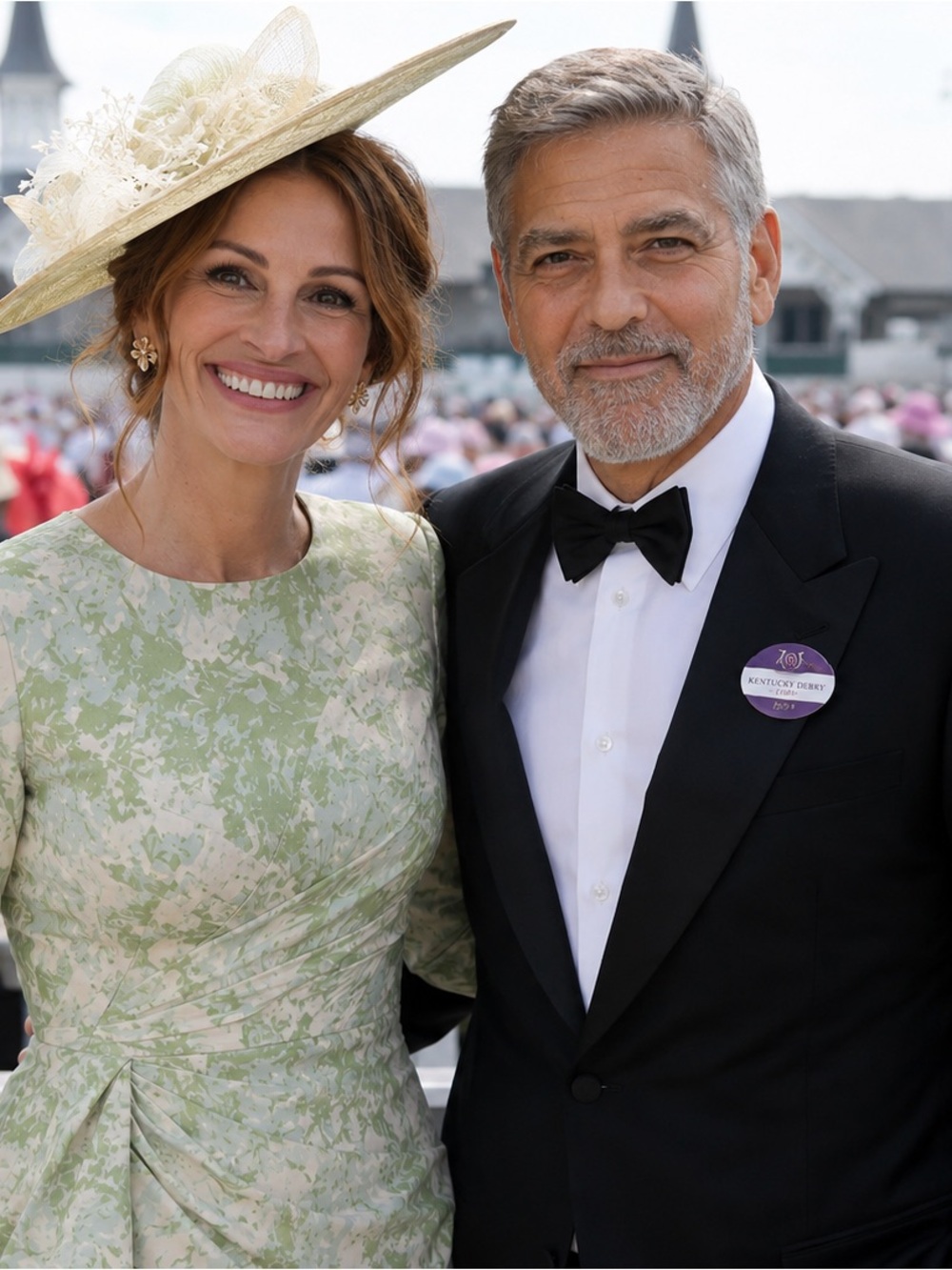 Elegant Sage Green Floral Gown | Kentucky Derby Dress, Mother of the Groom/Bride - Picture 5 of 5